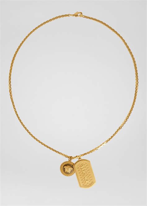 collana di versace|Collana Medusa Biggie placcata oro in Oro .